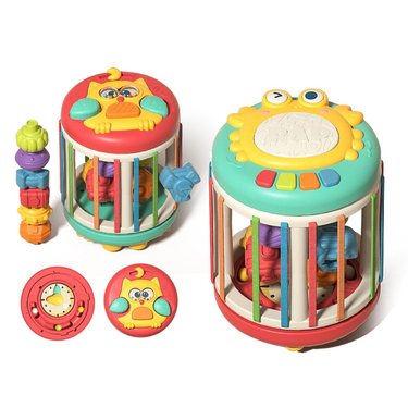 Multi-functional Montessori Hand Drumming Shapes Game